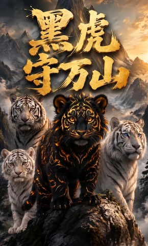 短剧《黑虎守万山》海报