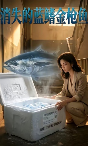 短剧《消失的蓝鳍金枪鱼》海报