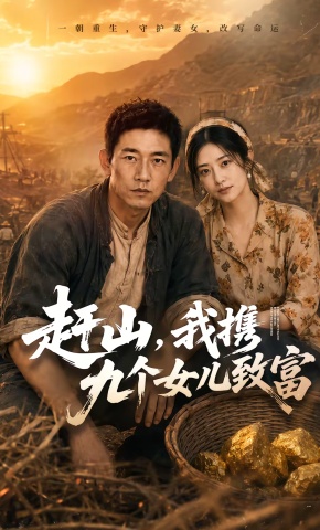 短剧《赶山，我携九个女儿致富》海报